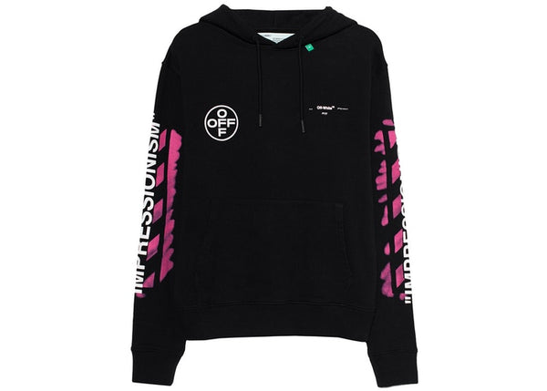 Off-White Diag Stencil Hoodie Multicolor (Clothing)