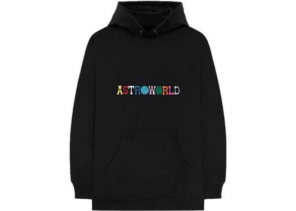 Travis Scott Astroworld Logo Hoodie Black (Clothing)